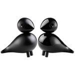 Figurines, Lovebirds 2 pcs, black, Black