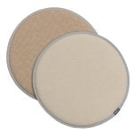 Coussins d’assise, Coussin Seat Dot, blanc crème - tabac, Beige