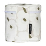 Vuolu Mini Unikko cosmetic bag, beige-white-grey green Vuolu Mini Unikko cosmetic bag, beige-white-grey green