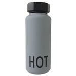 Design Letters HOT thermo bottle, grey