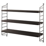 String Pocket shelf, smoked oak - brown String Pocket shelf, smoked oak - brown