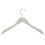 Soft coat hanger slim, grey, 4 pcs