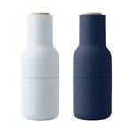 Macinini Bottle Grinder, 2 pz, blues - faggio Macinini Bottle Grinder, 2 pz, blues - faggio
