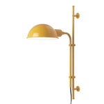 , Funiculi A wall lamp, mustard, Yellow