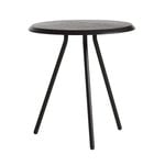 Woud Table d’appoint Soround 45 cm, frêne peint en noir