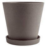 Hay Flowerpot ruukku ja lautanen, XXXL, luumu