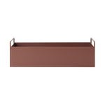 Plant Box, small, red brown Plant Box, small, red brown