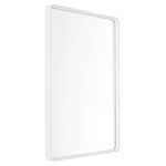 Miroirs muraux, Miroir mural Norm, rectangulaire, 50 x 70 cm, blanc, Blanc
