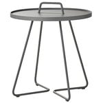 Patio tables, On-the-move table, large, light grey, Grey