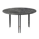 Tavolino IOI, 70 cm, nero - marmo grigio