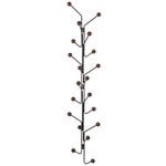 Bill Vertical coat rack, black - stained ash