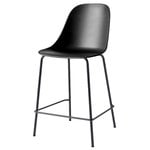 Tabourets et chaises de bar, Chaise de bar Harbour 63 cm, noir - acier noir, Noir