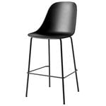 Bar stools & chairs, Harbour bar side chair 75 cm, black - black steel, Black
