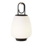 Lampes d’extérieur, Lampe de table Lucca SC51, opale - noir, Noir