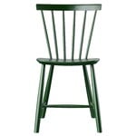 Dining chairs, J46 chair, bottle green, Green