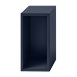 Shelving units, Stacked 2.0 shelf module w/ background, small, midnight blue, Blue