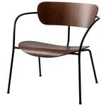 Armchairs & lounge chairs, Pavilion AV5 lounge chair, lacquered walnut, Brown