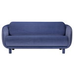 Bobo Velvet 2-seater sofa, lavender - birch Bobo Velvet 2-seater sofa, lavender - birch