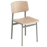 Dining chairs, Loft chair, dusty green - oak, Natural