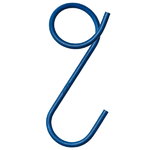 Q-Hook, 3 kpl, sininen Q-Hook, 3 kpl, sininen
