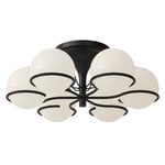 Ceiling lamps, Model 2042/6 ceiling lamp, 20 cm, black, Black & white