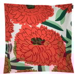 Primavera cushion cover 50 x 50 cm, white - orange - green Primavera cushion cover 50 x 50 cm, white - orange - green
