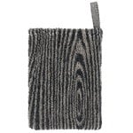 Lapuan Kankurit Viilu wash mitten, black - linen