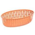 Serveware, Panier basket, oval, rust, Red