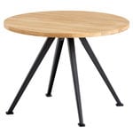 HAY Pyramid coffee table 51, 60 cm, black - matt lacquered oak