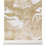 Marbling wallpaper, gold Marbling wallpaper, gold