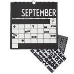 Wall calendar 2019, black Wall calendar 2019, black
