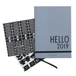 Calendar A5 2019, grey Calendar A5 2019, grey