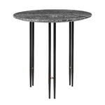Tavolino IOI, 50 cm, nero - marmo grigio