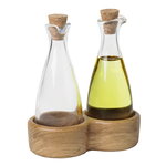 Menageri oil and vinegar set, oak Menageri oil and vinegar set, oak