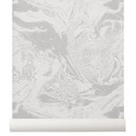 Marbling wallpaper, beige Marbling wallpaper, beige