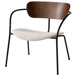 Armchairs & lounge chairs, Pavilion AV6 lounge chair, lacquered walnut - Maple 212, Brown