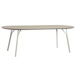 Dining tables, Tree dining table, 220 x 90 cm, beige, Beige