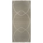 Wool rugs, Verso rug, 90 x 200 cm, Green