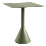 Terassipöydät, Palissade Cone pöytä, 65 x 65 cm, oliivi, Vihreä