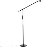 Fifty-Fifty floor lamp, black
