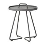 Patio tables, On-the-move table, XS, light grey, Gray