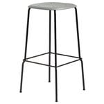 Bar stools & chairs, Soft Edge 85 bar stool, black - dusty green, Black