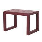 Little Architect stool, bordeaux Little Architect stool, bordeaux