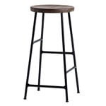 Bar stools & chairs, Cornet bar stool, low, black - smoked oak, Black