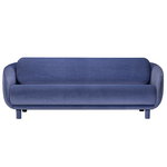 Bobo Velvet 3-seater sofa, lavender - birch Bobo Velvet 3-seater sofa, lavender - birch