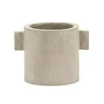 Vasi per esterni, Vaso in cemento, 13 cm, grigio, Grigio