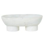 Platters & bowls, Alza bowl, white marble, White