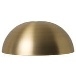 Pendant lamps, Dome shade, brass, Gold