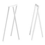 Dining tables, Loop Stand high frame, 2 pcs, white, White