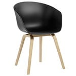 About A Chair AAC22, soft black - rovere saponato